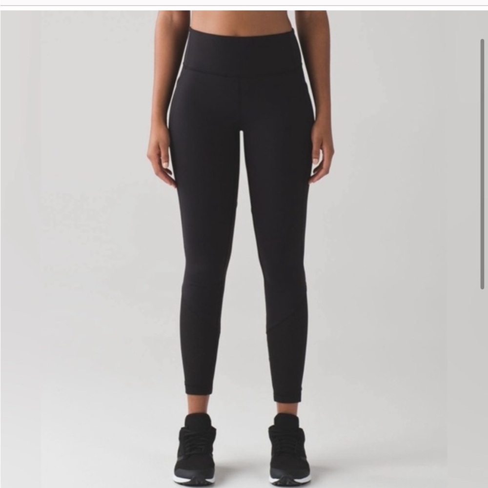 Lululemon Fit Physique Tight Black mesh size 6